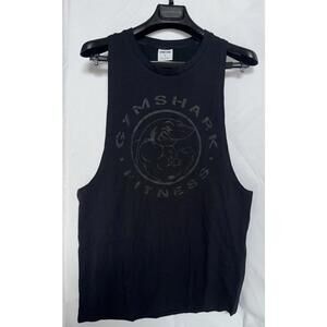 Gymshark Legacy Arm Drop Tank Black & Gray Men’s Size Small NWOT